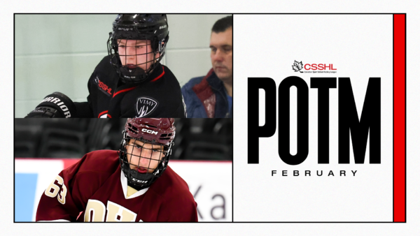 February 2026 CSSHL Players of the Month