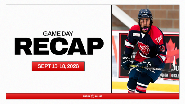 GAME DAY RECAP: September 16-18, 2026