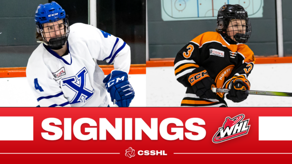 Banicevic & Hordal Sign in WHL